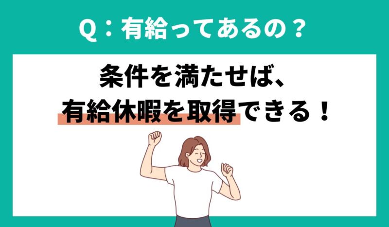 スタッフサービスでは有給が取得できる