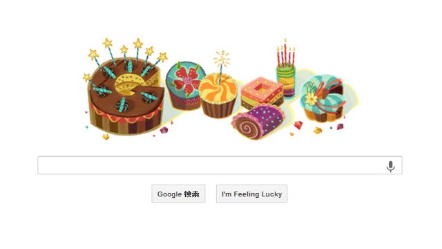 知らんかった！！Googleって誕生日だとロゴ変わるんや！！