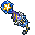 The Shooting Star sprite, used when attacking with the Shooting Star equipped.