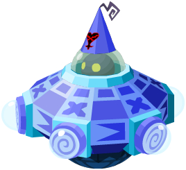 The Blue Gummi Fort (ブルーグミフォートト, Burū Gumi Fōto?, lit. "Blue Gummi Fort") Heartless that is found in the Daybreak Town quest 865 and onwards.