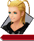 Happy Larxene talk sprite.