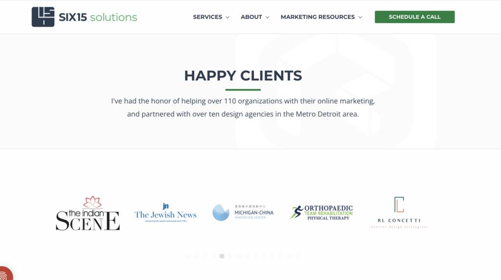 Happy clients of SIX15 Solutions