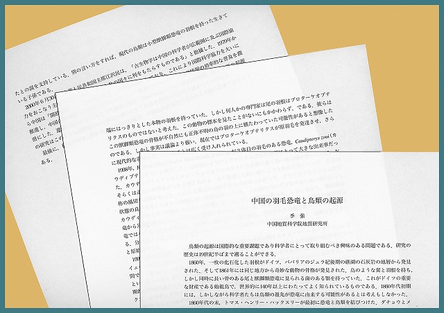 季強教授の予稿はA4判でわずか2ページとちょっとだったが……。