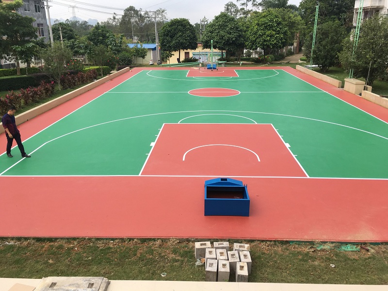 贵港市有做塑胶篮球场的厂家飞跃体育