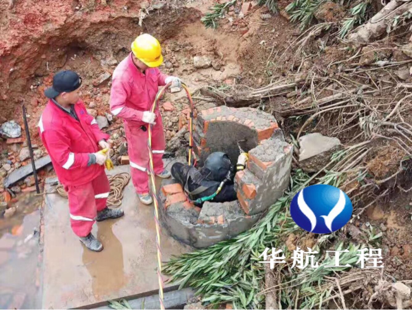 水下拆墙单位-水下开洞公司-潜水员水下钻孔施工队