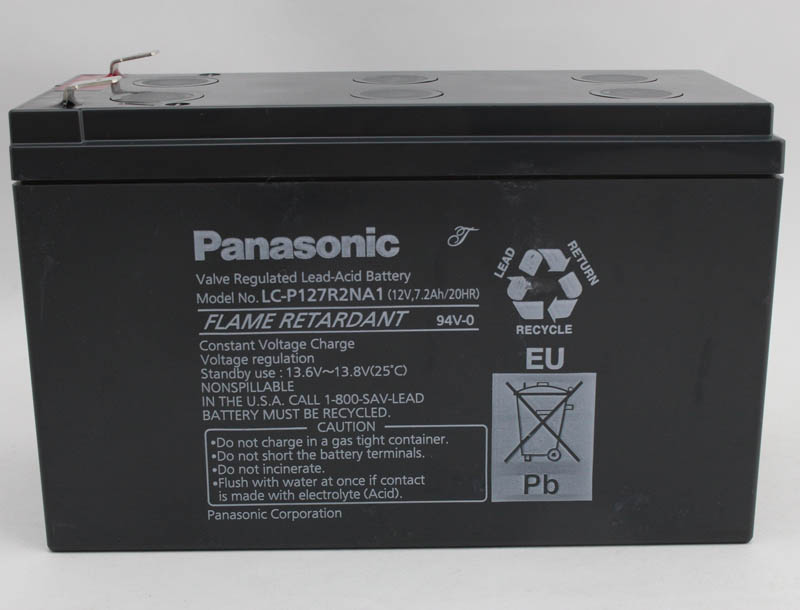 panasonic松下蓄电池LC-RA127R2T1 12V7.2AH报价