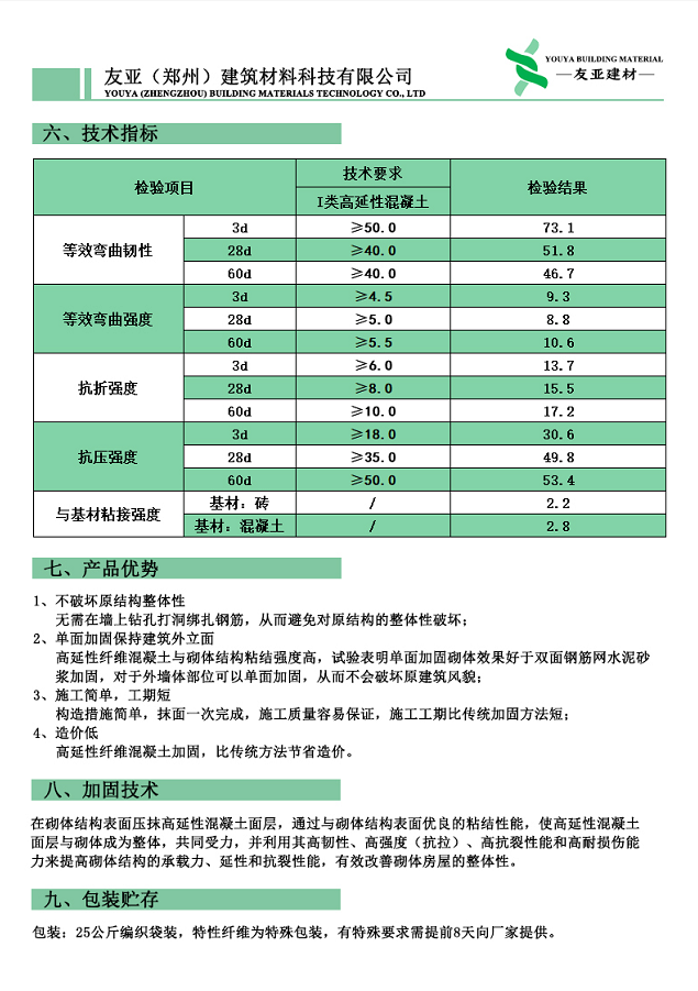 安徽岳西县高延性混凝土厂家供应