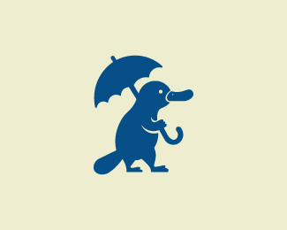 Platypus With Umbrella Logo