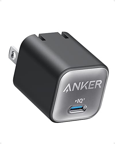 Anker 511 Charger (Nano 3, 30W) (充電器 USB-C)【USB PD 対応/PSE技術基準適合/PPS規格対応】MacBook Windows PC iPad iPhone Galaxy Android スマートフォン ノートPC 各種 その他機器対応 (ブラック)