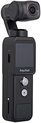 【国内正規品】FeiyuTech Feiyu Pocket 2 カメラ付き小型3軸ハンドヘルドジンバル 4K 130°広角レンズ搭載 スマホ連動可能 コンパクト 超軽量 【日本語説明書/国内保証1年】 (単品)