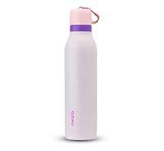 Owala FreeSip Twist Insulated Stainless Steel Water Bottle with Straw for Sports and Travel, BPA-Free, 24-oz, Pink/Purple (…