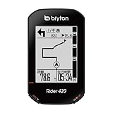 ブライトン Bryton Rider 420 サイクルコンピューター サイコン 自転車用ルートナビ GPS搭載 2.3 インチ ディスプレイ 無線 ブルートゥース ANT+対応 (本体のみ)