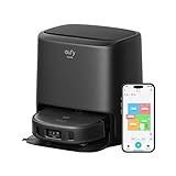 Anker Eufy Clean (ユーフィクリーン) X9 Pro with Auto-Clean Station (ロボット掃除機) 【加圧式デュアル回転モップ搭載/モップの自動洗浄・乾燥機能付き / モップリフト / 水拭き両用 / 5500Pa 強力吸引 / AIマッピング 掃除経路確認 / AIカメラ搭載 障害物回避 / アプリ操作 / 落下・衝突防止 / 静音設計 / 自動充電 / チャイルドロック / 最大24ヶ月保証】