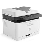 HP Color Laser MFP 179fnw 4ZB97A, Impresora Láser Color Multifunción, Imprime, Escanea, Copia y Fax, Wi-Fi, Ethernet, USB 2.0 alta velocidad, HP Smart App, Panel de Control LCD, Blanca