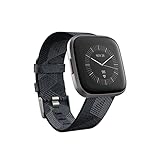 Fitbit Versa 2 Health & Fitness Smartwatch SE (NFC), Charcoal - Iron Mist Grey Aluminum