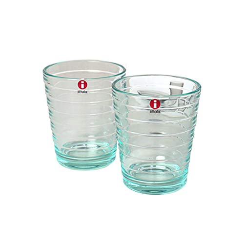 [イッタラ] iittala AINO AALTO（アイノアールト）2個ペアセット タンブラー 220ml WATER GREEN [並行輸入品]