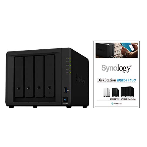 Synology NASキット 4ベイ DS920+/JP【ガイドブック付】 クアッドコアCPU 4GBメモリ搭載 スタンダードユー...