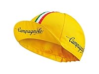 Campagnolo(カンパニョーロ) CLASSIC CYCLING CAP クラシック サイクリング キャップ 黄 黒 バーガンディー 青 (黄)