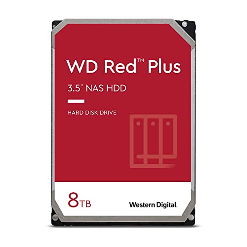 Western Digital ウエスタンデジタル 内蔵 HDD 8TB WD Red Plus NAS RAID (CMR) 3.5インチ WD80EFZZ-EC 【...