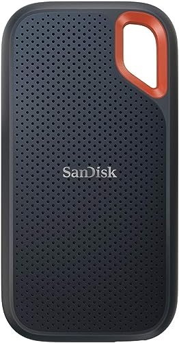 SanDisk SSD 外付け 1TB USB3.2Gen2 読出最大1050MB/秒 防滴防塵 SDSSDE61-1T00-GH25 エクストリーム ポー...