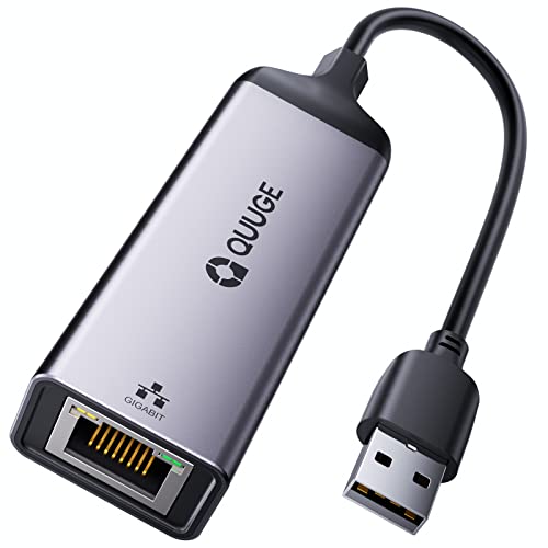 QUUGE 有線LANアダプター USB3.0 Switch 1Gbps高速通信 USB RJ45 変換 一発認識 イーサネットアダプタ ギガビット LANケーブル USB 変換アダプタ USB LAN 変換 インターネットアダプター Switch アルミ合金 ニンテンドースイッチ Windows/Mac OS/Linus等対応