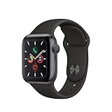 Apple Watch Series 5 (GPS, 40 mm) Aluminio en Gris Espacial - Correa Deportiva Negro