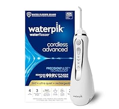 Waterpik Cordless Advanced Water Flosser For Teeth, Gums, Braces, Dental Care With Travel Bag and 4 Tips, ADA Accepted, Rec…