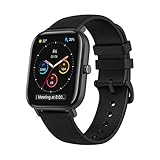 Amazfit GTS Smartwatch Fitness tracker con multitud de perfiles de actividad física y con GPS embebido, resistencia al agua 5 ATM (Negro), 4.22 x 0.91 x 4.22 cm