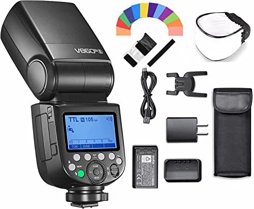 【GODOX正規代理店】Godox V860III-S ソニー用カメラフラッシュ スピードライトTTL HSS 1/8000s 高速同期 明るさ調節可能1.5sリサイクル 2600mAh大容量 Sonyソニー 一眼レフカメラ用