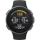 Polar Vantage V-Reloj Premium con GPS y Frecuencia Cardíaca, Multideporte y Perfil de Triatlón, Potencia de Running, Batería Ultra Larga, Resistente al Agua, M/L, Negro