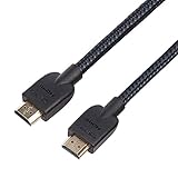 Amazonベーシック ハイスピード HDMIケーブル (高耐久編組ナイロン) - 0.9m HDMI2.0規格