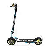 smartGyro Z-One Blue - Patinete Eléctrico Certificado de 36V, 400W de Potencia Máxima, Batería 8Ah, Autonomía 30Km, Ruedas de 10' Neumáticas, Triple Frenada, App, Certificado DGT, Segunda Generación