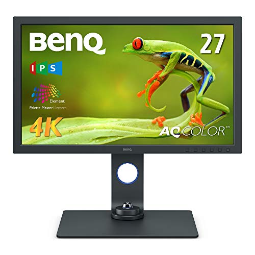 BenQ SW271C カラーマネジメントモニター (27インチ/4K UHD/HDR10/HLG/IPS/AdobeRGB 99%/USB Type-C(60W給...