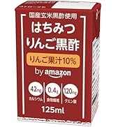 by Amazon はちみつりんご黒酢 125ml×30本