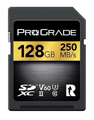 ProGrade Digital (プログレードデジタル) 【SDXC UHS-II V60】 GOLD 250R メモリーカード 正規輸入品 (128GB)