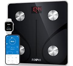 RENPHO Body Fat Scale Smart BMI Scale Digital Bathroom Wireless Weight Scale, Body Composition Analyzer with Smartphone App…