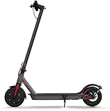 Hiboy Patinete Eléctrico S2 - Neumáticos sólidos de 8.5' - hasta 25 KM de Largo Alcance y 25 KM/H Scooter portátil Plegable para Adultos con Doble Sistema de frenado y aplicación