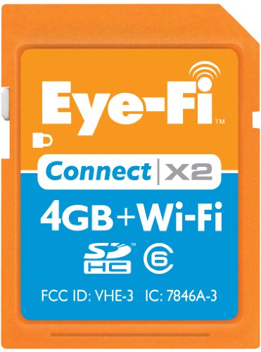 Eye-Fi Connect X2 4GB ワイヤレスSDカード EYEFI4CN 並行輸入品