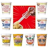 カップヌードル イカフォーク付きセット（カップヌードル シリーズ各種×8食 + オリジナル"イカ"フォーク×1個）日清食品 【カップ麺 セット買い】