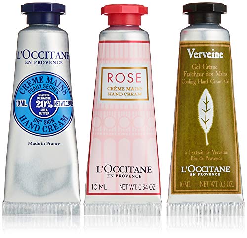 【Amazon.co.jp 限定】ロクシタン(L'OCCITANE) ミニハンドクリーム トリオ(シアハンドクリーム10ml、ハンドクリームローズ10ml、ヴァーベナアイスハンドクリーム10ml)