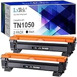 LxTek TN1050 TN 1050 Tóner Compatible para Brother TN 1050 TN-1050 Tóner para Brother DCP1610w DCP1510 DCP 1612w HL 1110 HL-1210w MFC 1910w HL-1212w Impresora (2 Negro)