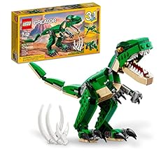 LEGO Creator 3 in 1 Mighty Dinosaur Toy, Transforms from T. rex to Triceratops to Pterodactyl Dinosaur Figures, Great Gift …