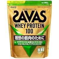 ザバス(SAVAS) ホエイプロテイン100 抹茶風味 980g 明治