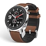 Amazfit GTR 47mm Reloj Inteligente Smartwatch Deportivo AMOLED de 1.39' GPS + GLONASS integrado Frecuencia cardíaca Continua de 24 Horas Larga duración de batería 12 Deportes Diferentes - Acero