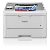 Brother HL-L3230CDW - Impresora láser color (WiFi, LED, USB 2.0, 256 MB, 800 MHz, 18 ppm, 390 W) blanco, A4