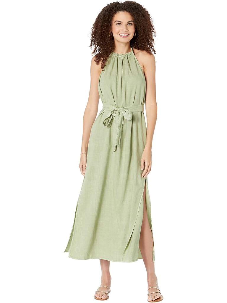 bella dahl Smocked Waist Halter Midi Dress