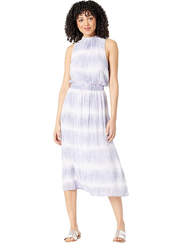 bella dahl Sleeveless Smocked Waist Midi Dress