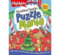 Christmas Puzzles: 100+ Puzzles! Hidden Pictures Puzzles, Brainteasers, Mazes, Wordplay, Matching, and More!