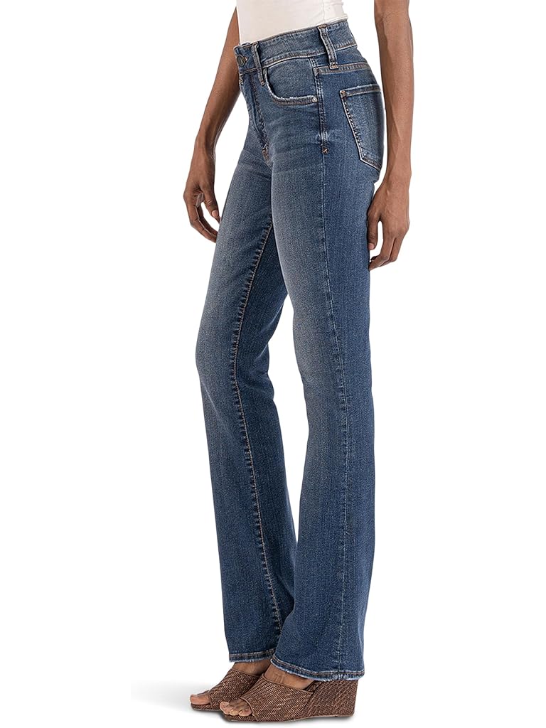 Blue KUT from the Kloth Natalie High Rise Bootcut Jeans