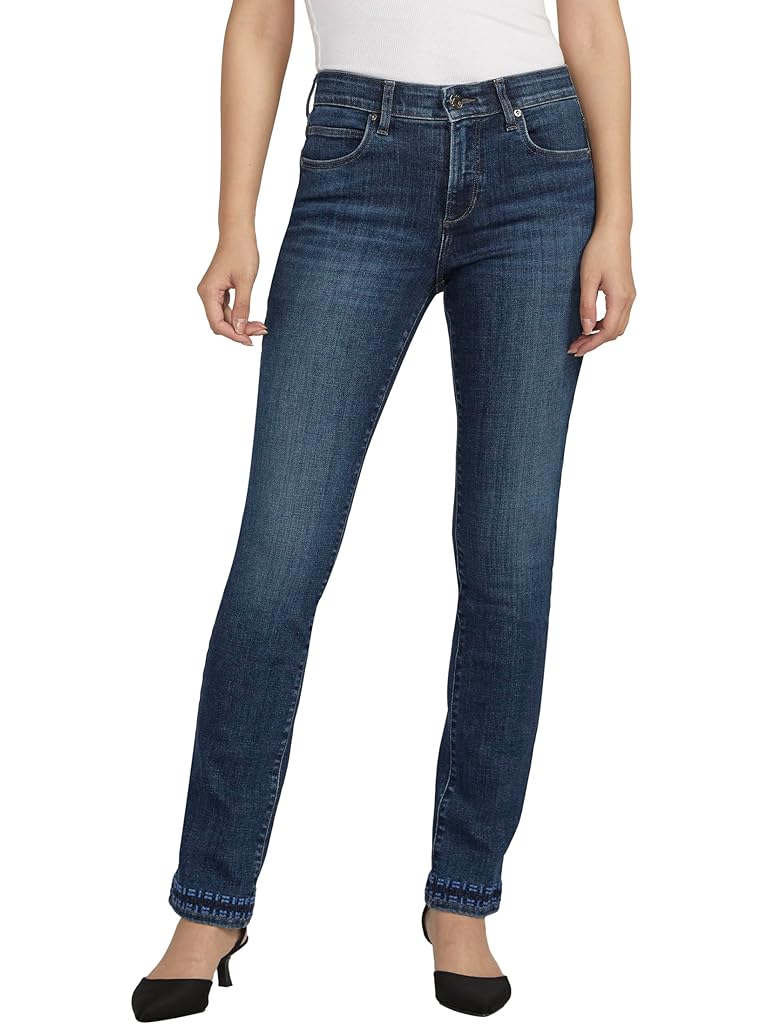 Black Jag Jeans Ruby Mid-Rise Straight Leg Jeans